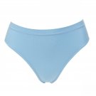 Rhonda Shear Women's "Ahh" Seamless Brief Panty Large Light Blue