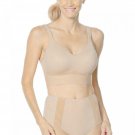 Rhonda Shear Women's Molded Cup Bra With Mesh Back Detail Medium Nude