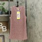 Ella Moss Women's Marled Sleeveless Tank Sweater Small Coral Flames Red