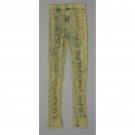 36 Point 5 Women's Overdyed Destroyed Skinny Jeans Tan Small