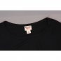 NWT Mossimo Womens Long Sleeve Tie Front Stretch T-Shirt Blouse Shirt Top Small Black