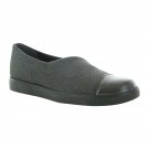 MUNRO Women's Plum Mixed Media Slip On Sporty Flats 8 M Grey