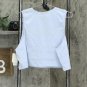Open Edit Women's Plus Size Organic Cotton Sleeveless Crop T-Shirt Plus 2X Blue Feather