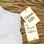 Open Edit Women's Plus Size Organic Cotton Sleeveless Crop T-Shirt Plus 2X Blue Feather