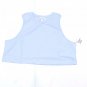 Open Edit Women's Plus Size Organic Cotton Sleeveless Crop T-Shirt Plus 2X Blue Feather