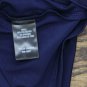 Antthony Plus Size Asymmetric Double Layer Knit Top Plus 1X Navy Blue