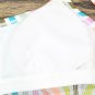 Xhilaration Women's Striped Ribbed Longline Cami Bikini Top Medium White Multicolor Stripe