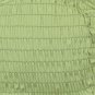 Xhilaration Women's Smocked Bralette Bikini Top Small Olive Green