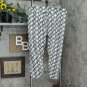 HUE Studio Snake Print Mid-Rise Classic Knit Denim Jean Skimmer Leggings Small Faded Gray Snake