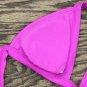 Xhilaration Women's Convertible Back Strap Triangle Bikini Top Large Fuchsia Pink