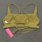 Xhilaration Women's Metallic Bralette Bikini Top Small Army Green