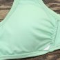 Xhilaration Women's Textured Bralette Bikini Top X-Small Pistachio Green