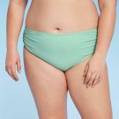 Kona Sol Women's Plus Size Hipster Bikini Bottom 20W / 22W Mint Green