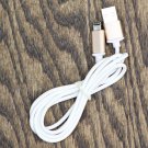 Tech-Mech White Rose Gold Plug 3-Ft. High Speed Lightning Cable White