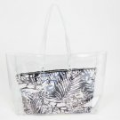Attitudes by Renee Women's Beach Bag With Removable Insert Pouch Large Clear