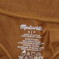 Madewell Women's Softest Stretch Modal Thong Large Warm Coffee Brown