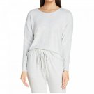 SOCIALITE Women's Cutout Back Pullover Knit Top Small Heather Grey