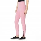 NWT G By Giuliana Leggings With Zipper Hems. 729462 XS Mauve Pink