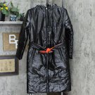 NWT G by Giuliana Womens Reversible Metallic Puffer Jacket XXS Black / Red