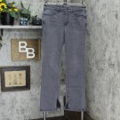 NWT G BY GIULIANA Womens Lycra Inside Slit Boot-Cut Jean 0 Valley Gray Wash