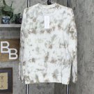 NWT Threads 4 Thought Womens Cathy Tie Dye Pullover Crewneck Sweatshirt M Green Multi