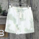 NWT Melloday Womens Pull on Tie-Dye Shorts with Pockets S Ivory Sage