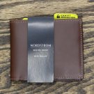 NWT Private Label Men's Wyatt RFID Leather Wallet One Size Mahogany Brown