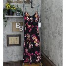 NEW Leith Womens Piped Belted Cropped Spaghetti Strap Jumpsuit