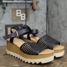 Universal Thread Women's Alba Platform Heels Black 11