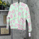 NWT Wild Fable Womens Hooded Quilted Jacket S Mint Green Floral