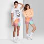 NWT Wild Fable High-Rise Dolphin Shorts XS Purple Ombre