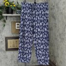 NEW Club Room Men's Flannel Print Pajama Pants Navy Forest Blue XL
