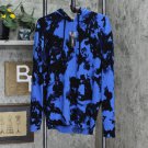 NWT Inc International Concepts Men's Tie-Dye Cashmere Blend Sweater Hoodie L Blue Wash
