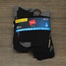 NEW Hanes Premium Hanes Boys' 10pk Premium Crew Athletic Socks Black Multi M