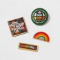 NWT ZUZIFY Pride Be Kind 4 Pack Pin Set Multicolor One Size