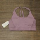 NWT All in Motion Womens Moisture Wicking Light Support Racerback Sports Bra M Light Mauve Purple