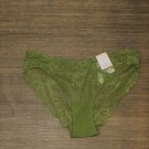 NWT Auden Women's Floral Print Lace Bikini Underwear XL Green