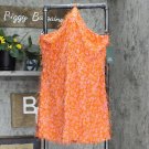 NWT Wild Fable Women's Sleeveless Side Slit Bodycon Dress XXL Orange