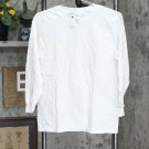 NWT Gildan Ultra Cotton Youth Long Sleeve T-Shirt - 2400B XL White