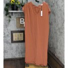 Prologue Women's Short Sleeve Dress 556097 Brown L
