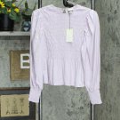 NWT A New Day Women's Long Sleeve Smocked Top PID-6M4G7 XXL Light Purple