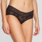 NWT Auden Women's All Over Lace Hipster W4LM8 S Black
