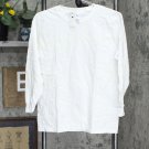 NWT Gildan Ultra Cotton Youth Long Sleeve T-Shirt - 2400B S White