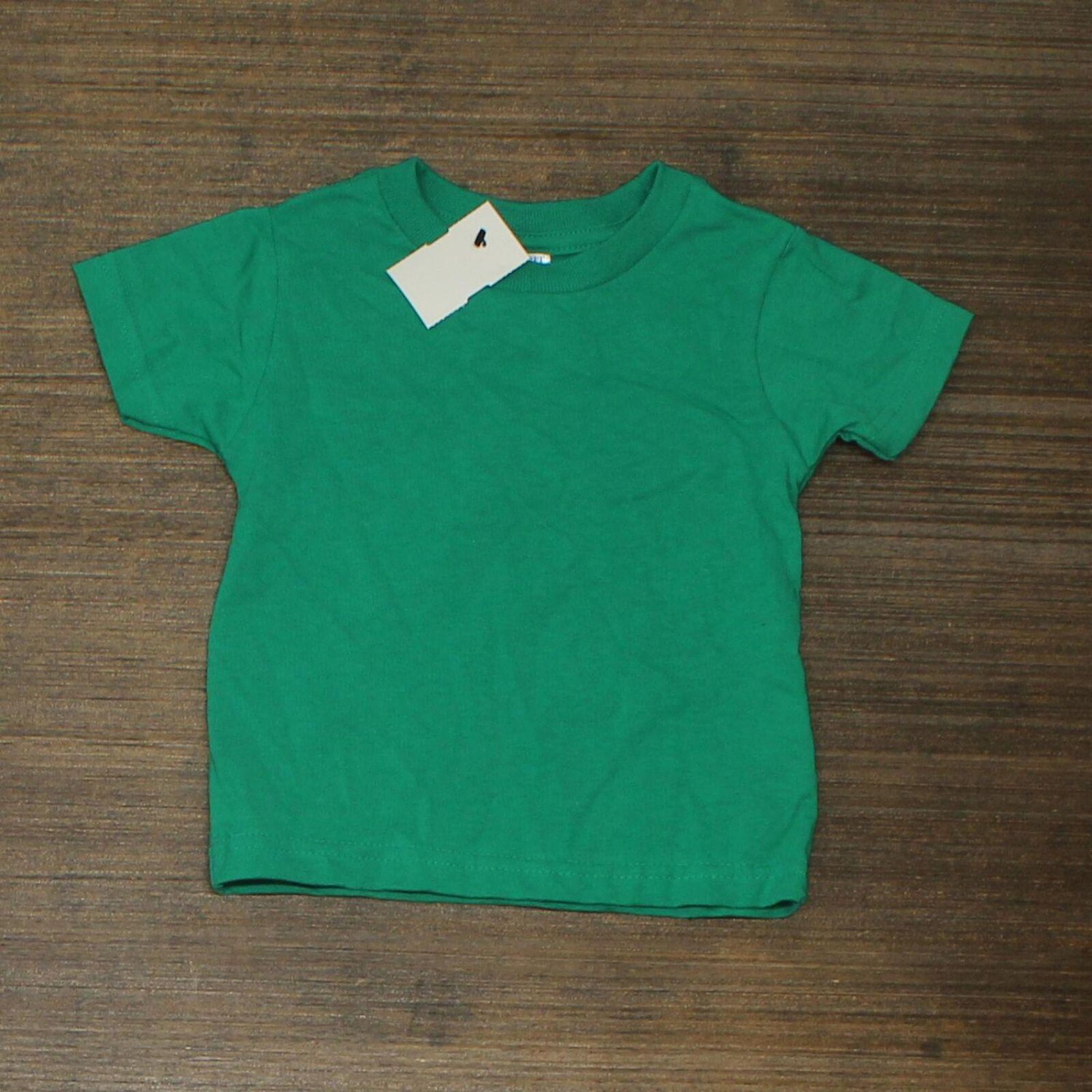 NWT Rabbit Skins Toddler Cotton Jersey Tee 3301T 2T Kelly Green