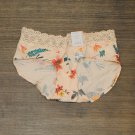 NWT Auden Hipster with Lace Waistband Panties. 556159 556159 XS Honeysuckle Peach Floral Pink