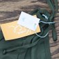 NWT Kona Sol Women's Medium Coverage Keyhole Hipster Bikini Bottom AFK76B M Dark Green