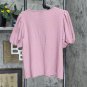 A New Day Women's Puff Short Sleeve T-Shirt 78694729 Rose Pink XL