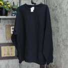 NWT Port & Company Men's Core Fleece Pullover Crewneck Sweatshirt 4XL Black