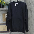 NWT Hanes Mens Ultimate Cotton Printpro Pullover Fleece Sweatshirt F264 L Black