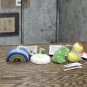 NEW Gertex DAMAGE - LOT OF 7 Kids Soap on a Rope Assorted Duck Frog Rainbow Flower